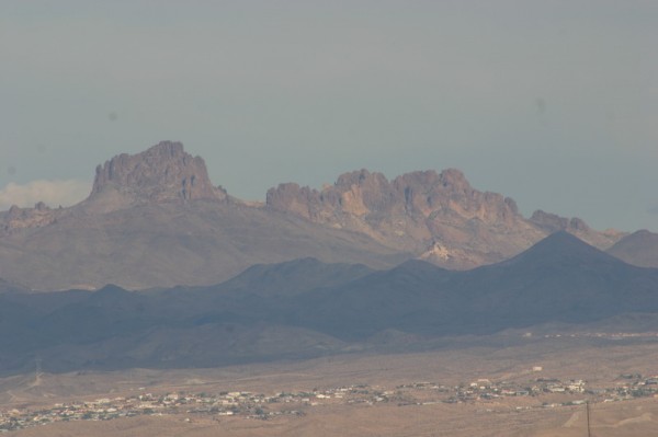 View from Big Bend State Park over Laughlin