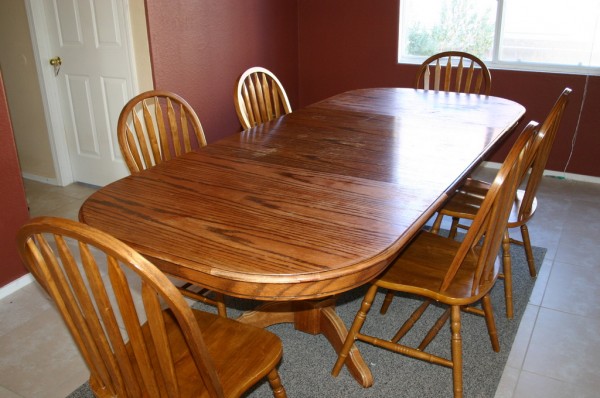 old oak table