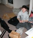 Nicholas assembles chair