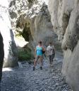 Heather and Melanie in canyon