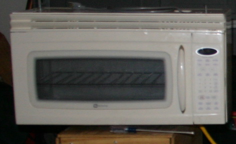 And we got a matching (Maytag) over the oven microwave w/ a hood.