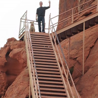 Penne and Nicholas, Valley of Fire SP, NV